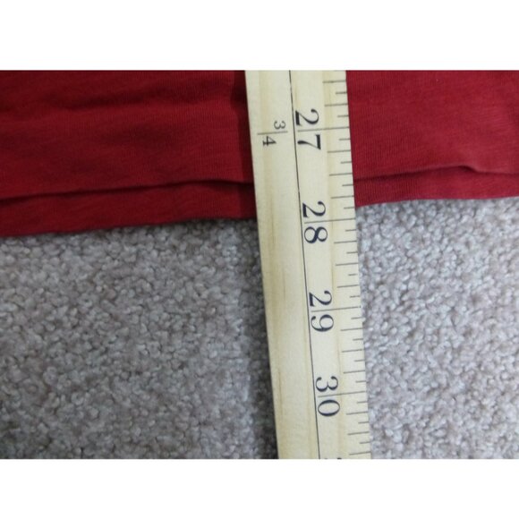 Burberry Brit Nova Check Red Short Sleeve Polo (Faint Stains, Pin-Hole, and ligh - Picture 12 of 12